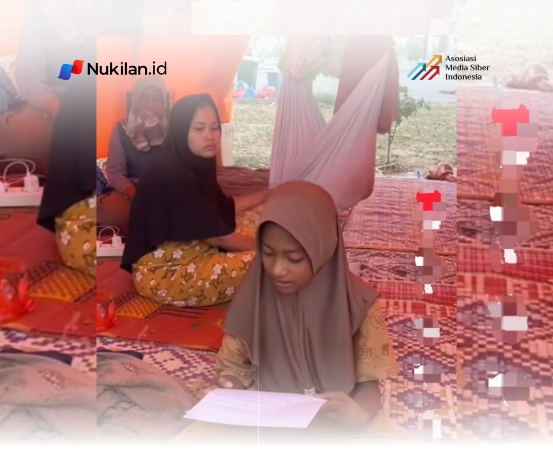 Bocah bernama Nur Fitri (8) itu menyampaikan keluh kesahnya setelah empat bulan tinggal di tenda darurat akibat banjir yang merusak rumahnya. (Foto: Tangkapan Layar)