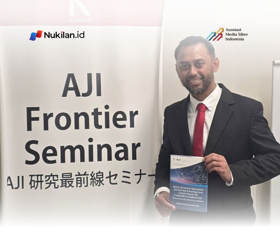 Peneliti asal Aceh, Muhammad Riza Nurdin, Lc., M.A., Ph.D., mengikuti simposium internasional bertajuk Global China: Inside Out and Outside In – Japan’s Perspectives yang berlangsung di Ibaraki, Osaka, Jepang, pada 25–26 Maret 2026. (Foto: For Nukilan)
