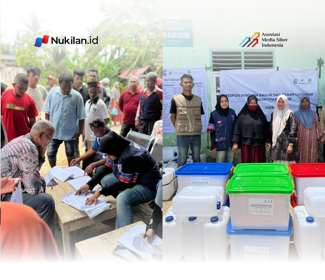 Dukungan Psikososial dan Sosialisasi GBV, serta Penyaluran Bantuan Shelter Kit, Hygiene kit, Foods Item dan On Distribution Monitoring (ODM) untuk Masyarakat Penyintas Banjir di Desa Blang Reuling, Kecamatan Sawang Aceh Utara. (Foto: For Nukilan)
