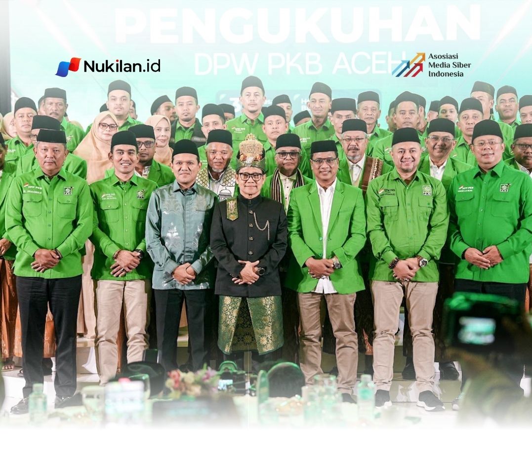 Ketua Umum Partai Kebangkitan Bangsa (PKB), Abdul Muhaimin Iskandar atau Cak Imin, 
saat pelantikan pengurus DPW PKB Aceh periode 2026–2031 di Banda Aceh. (Foto: PKB)