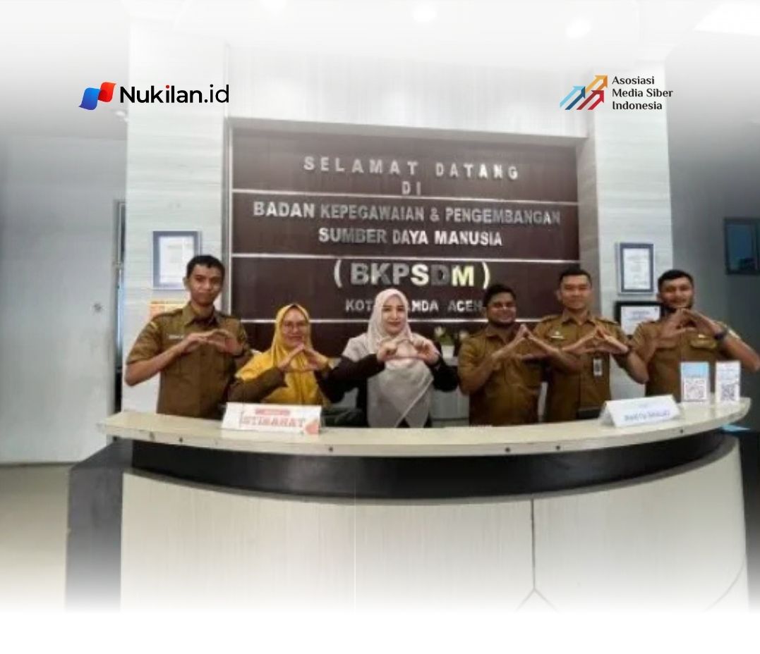 Dispersip Kota Banda Aceh, saat melaksanakan kegiatan pengawasan kearsipan internal, pada BKPSDM Kota Banda Aceh, pada Senin, 13 April 2026. (Foto: Dispersip)