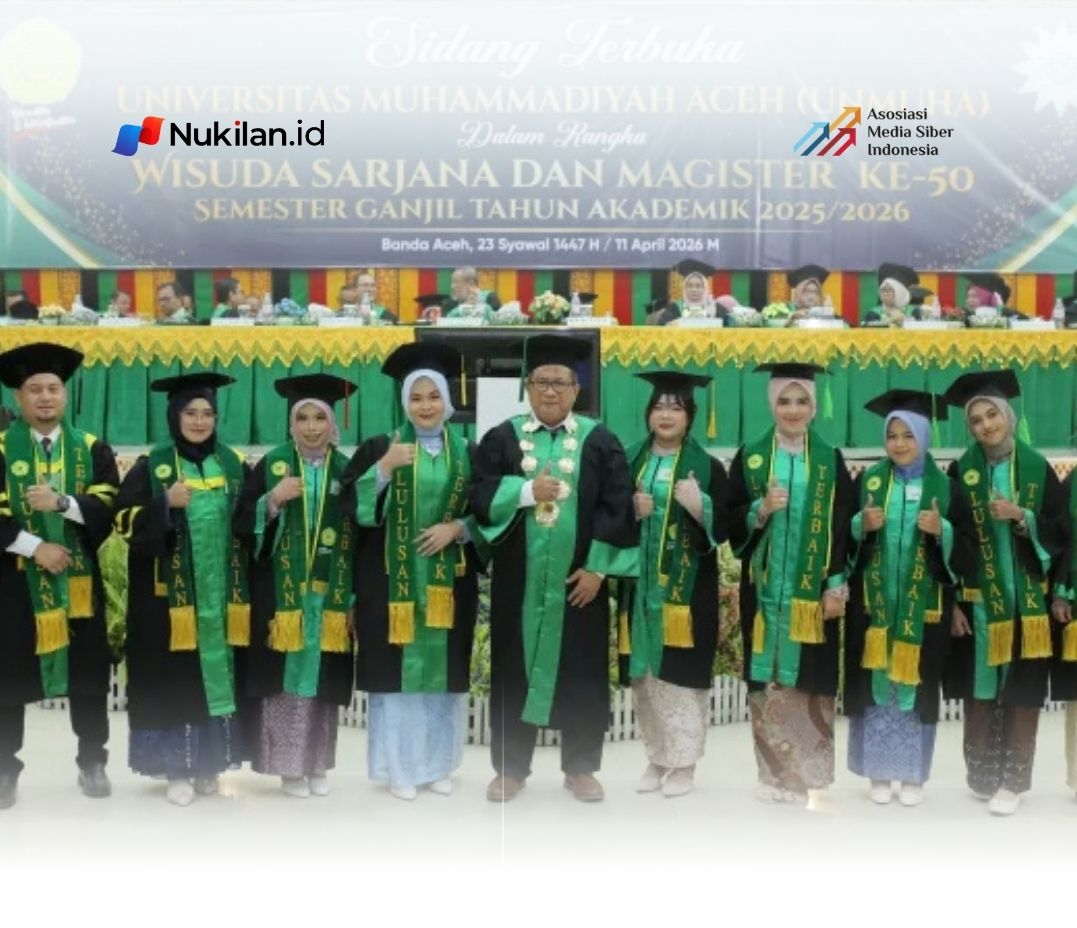 Lulusan Terbaik Program Sarjana dan Magister Universitas Muhammadiyah Aceh pada wisuda ke-50 (Foto: Humas UNMUHA)