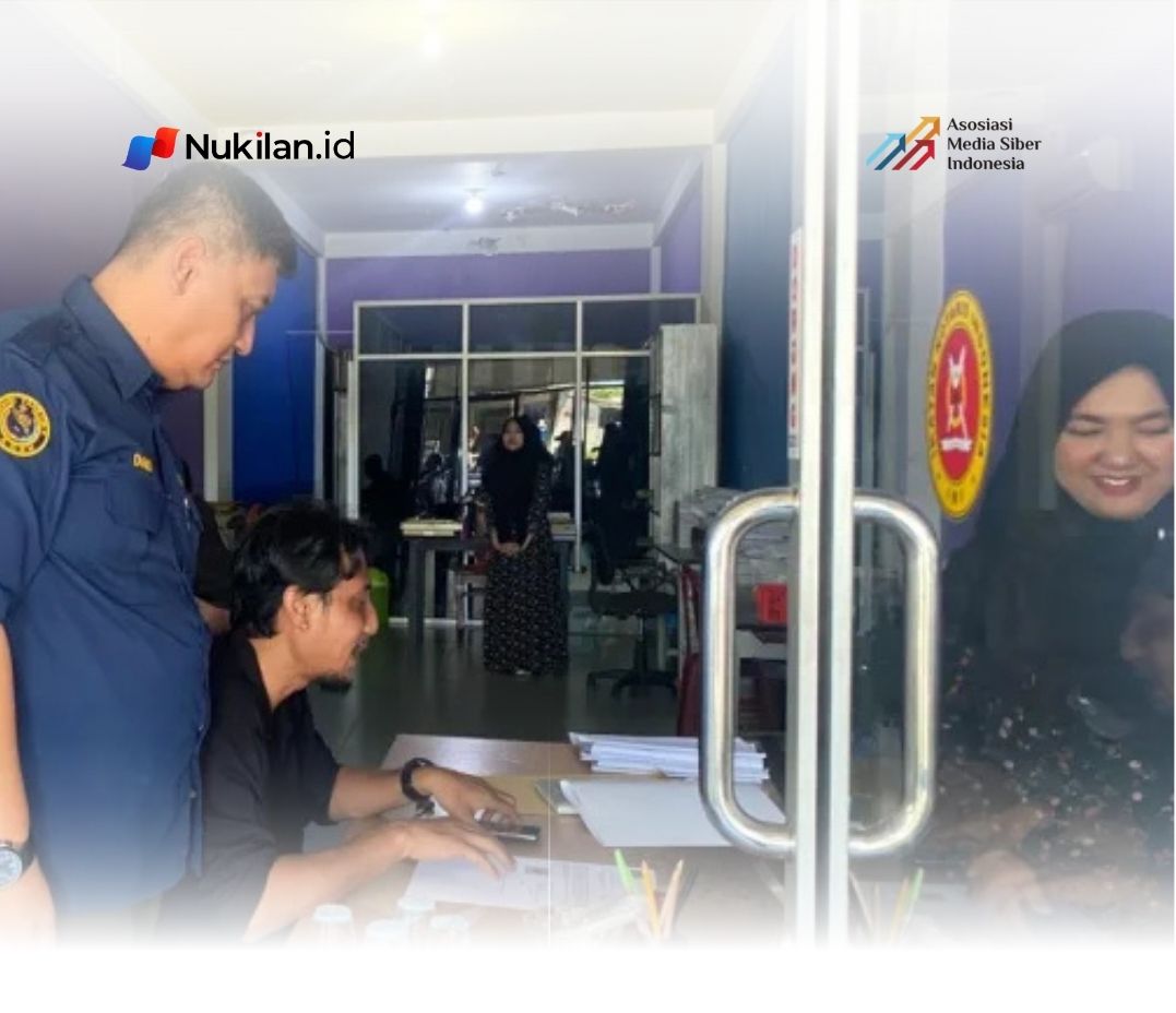 Kepala Divisi Pelayanan Hukum Kemenkum Aceh, Purwandani H. Pinilihan saat meninjau Kantor Notaris Rahmat Jhowanda, Meulaboh pada Jum’at, 10 April 2026. (Foto: Kemenkum Aceh)