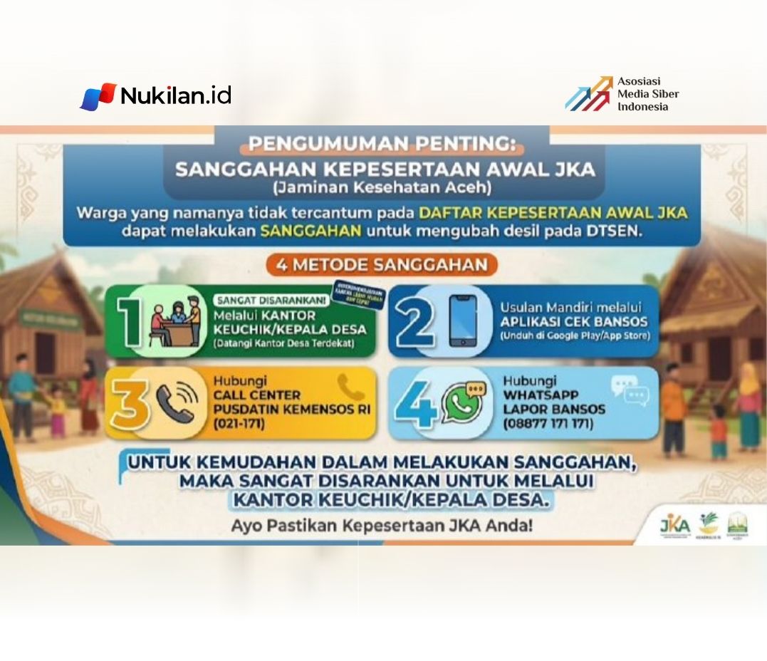 Warga Belum Terdata JKA Diberi Kesempatan Sanggah. (Foto: Humas Aceh)