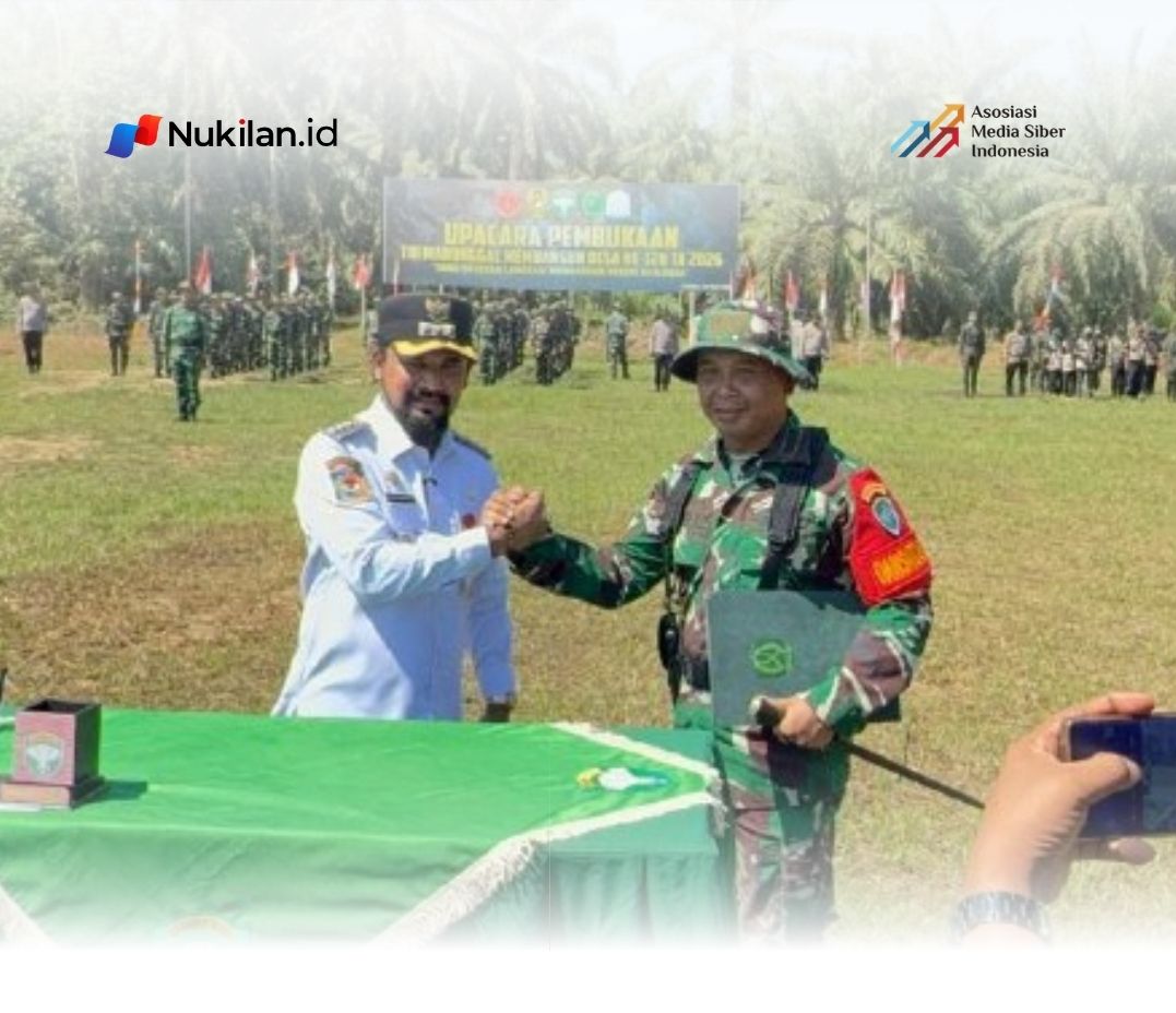 Bupati Al-Farlaky Pimpin Upacara TMMD ke-128. (Foto: For Nukilan)