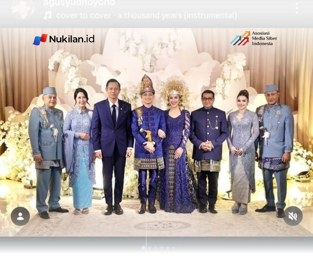AHY Hadiri Pernikahan Rassya–Cleantha. (FOTO: instagram.com/agusyudhoyono)