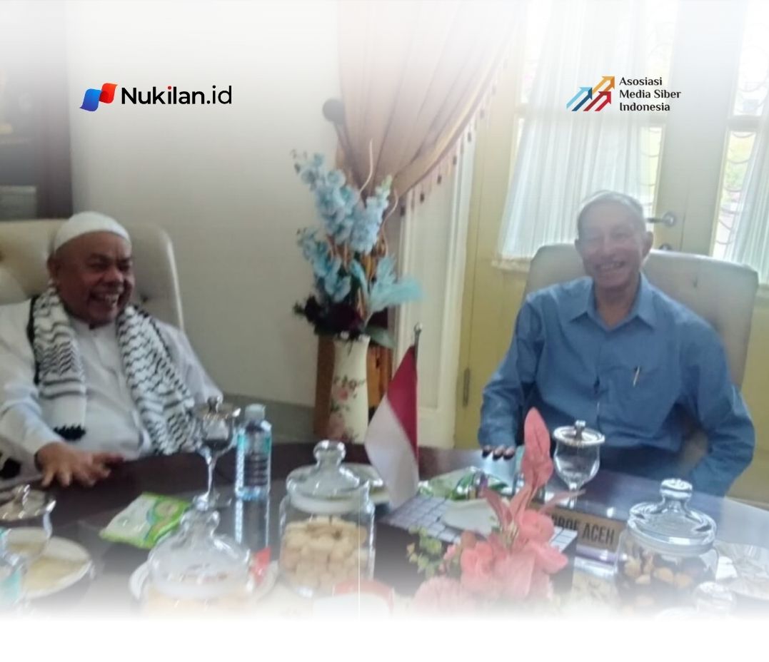 Wali Nanggroe dan Abu Paya Pasie Perkuat Silaturahmi. (FOTO: FOR NUKILAN)