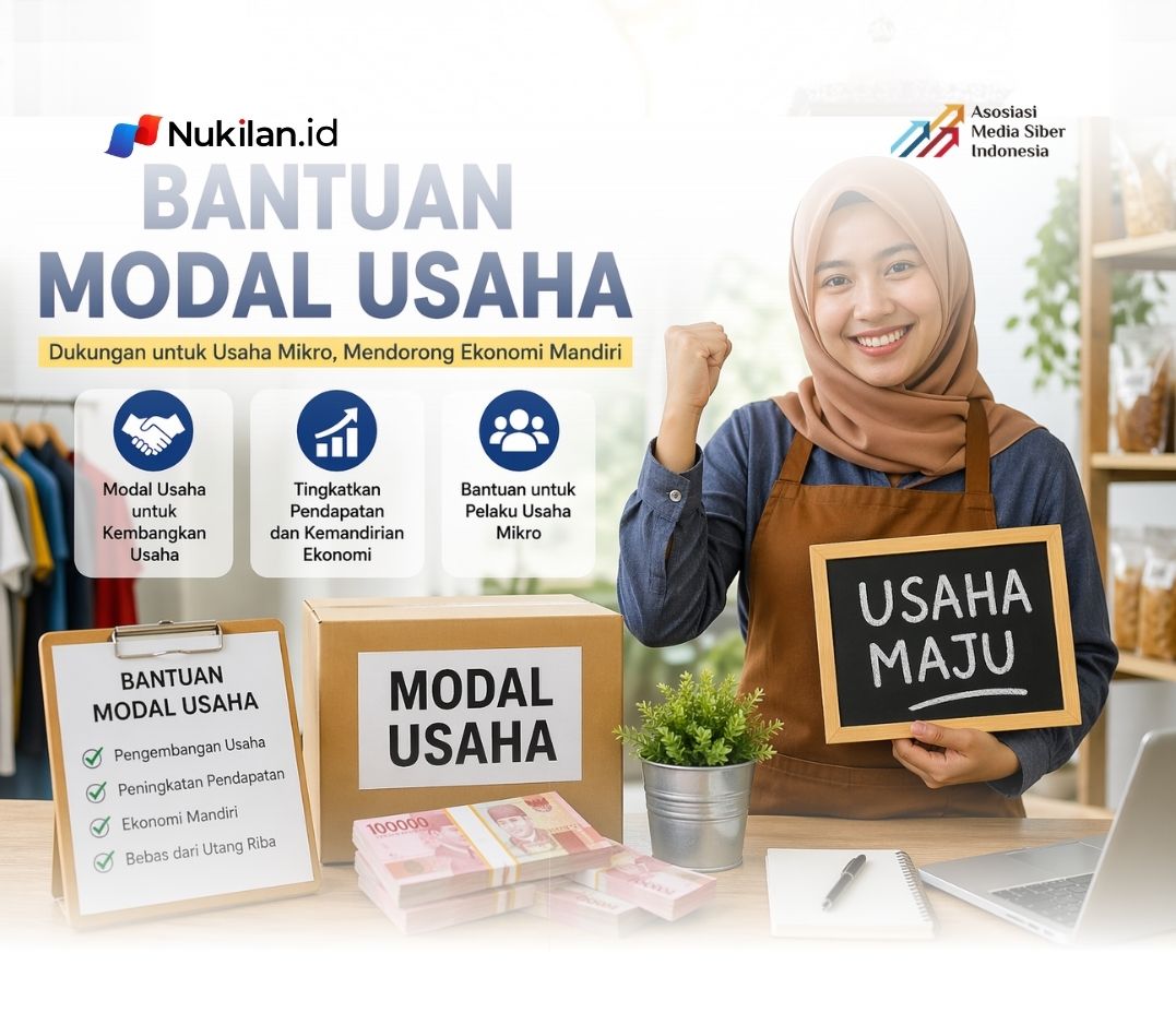 Ilustrasi bantuan modal usaha. (Foto: Gemini AI)