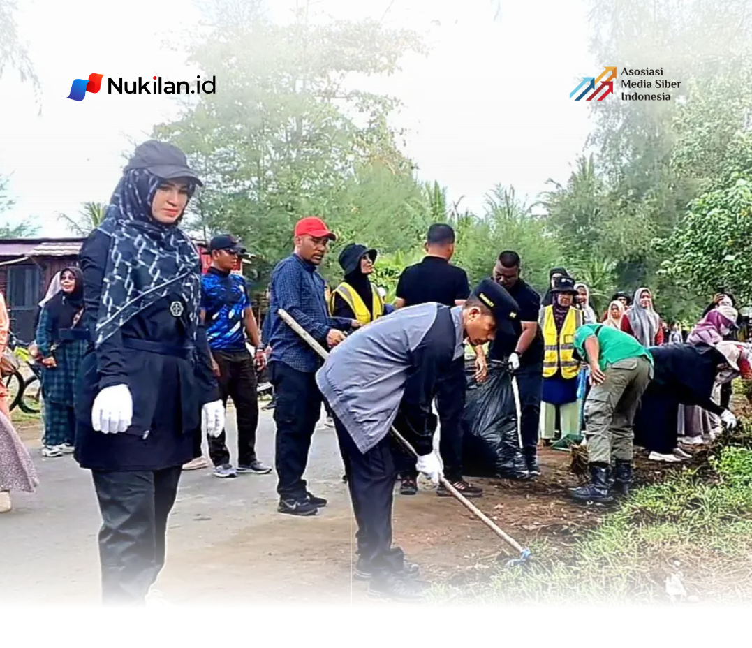 Bupati Aceh Barat Targetkan Zero Sampah, Ratusan ASN dan Buruh Turun Aksi Bersih saat May Day. (Foto: RRI)