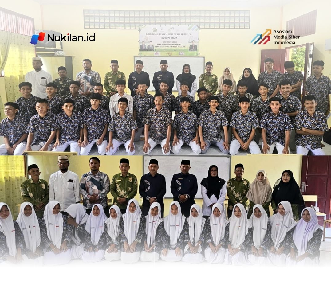 KUA Kluet Utara Gelar BRUS 2026 di SMAN 2 Kluet Utara, Tanamkan Nilai Remaja Qurani dan Pergaulan Sehat. (Foto: For Nukilan)