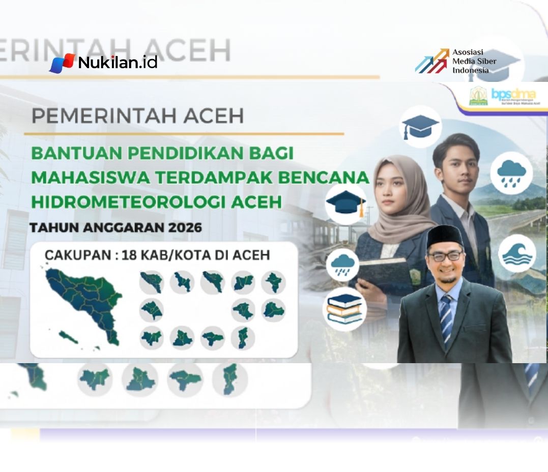 Pemerintah Aceh Buka Pendaftaran Bantuan Pendidikan bagi Mahasiswa Terdampak Bencana Tahun 2026. (Foto: Humas Aceh)