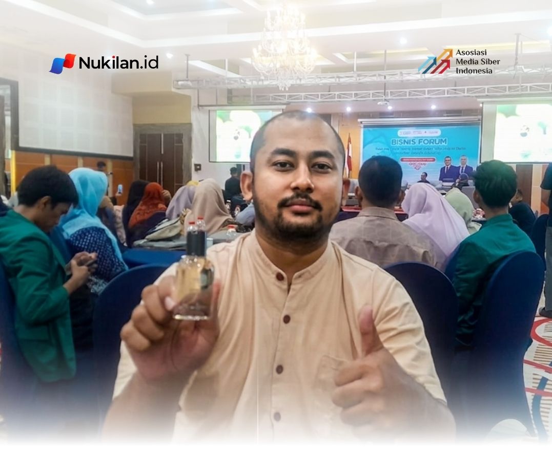Owner Brand Parfum Geutanyoe, Muhammad Haikal. (Foto: Nukilan/Akil)