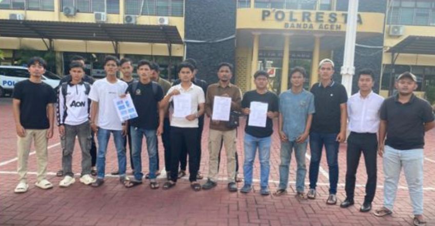 Pernyataan aksi dari Aliansi Rakyat Aceh. (Foto: Dok ARA)