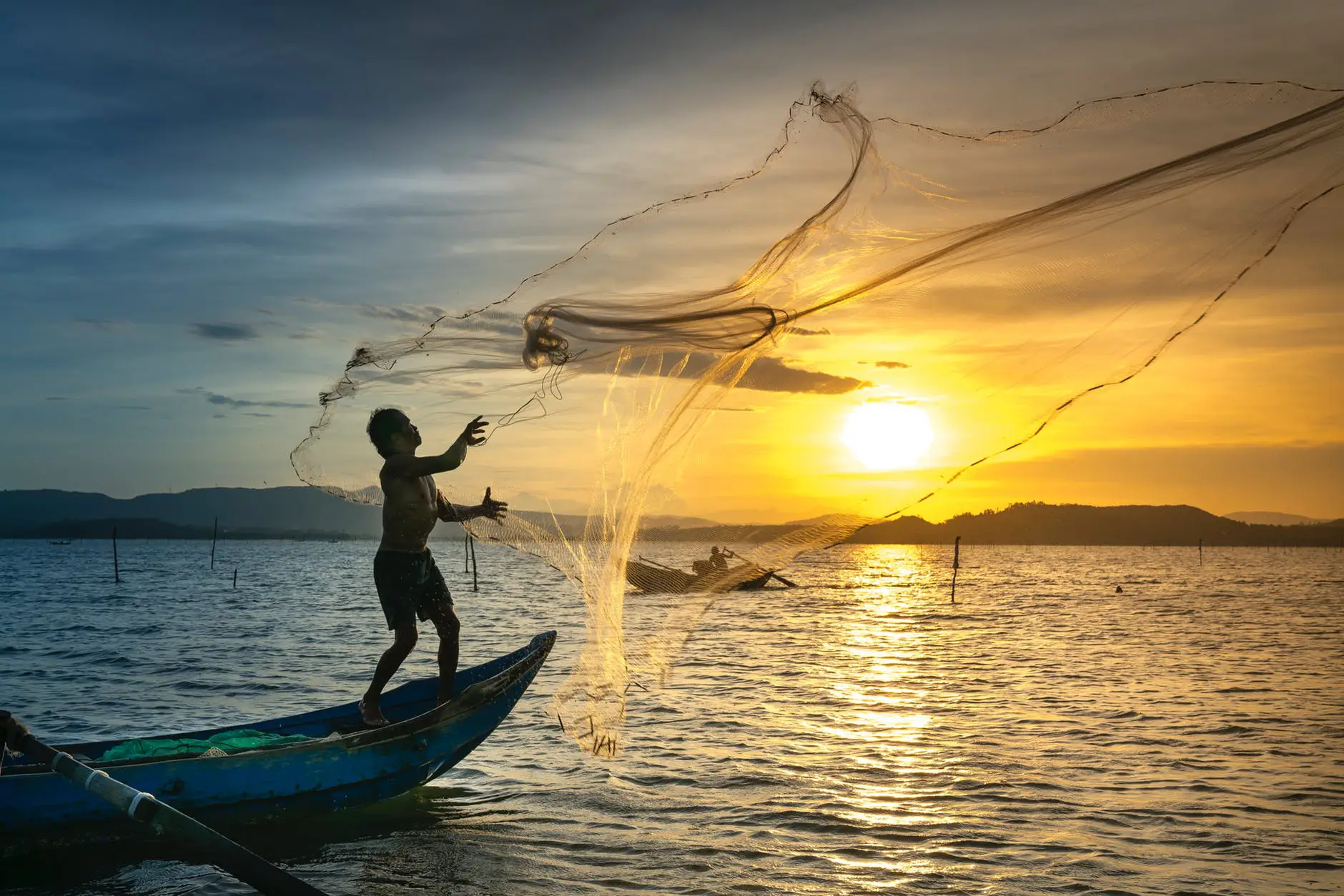 Ilustrasi nelayan melaut. (Foto: Pexels.com)