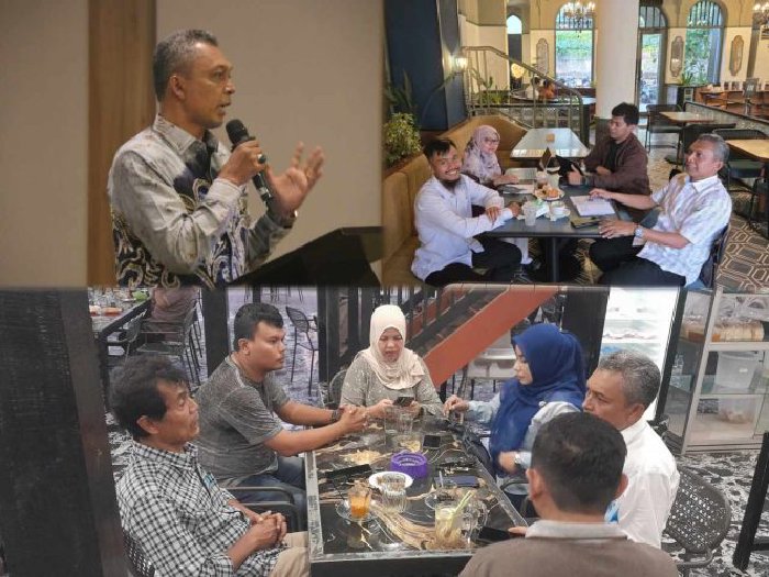 Plt Kadistanbun Aceh Usulkan Lumpur Pascabencana Diolah Jadi Bahan Baku Bata untuk Percepat Pemulihan Sawah. (Foto: Ist)