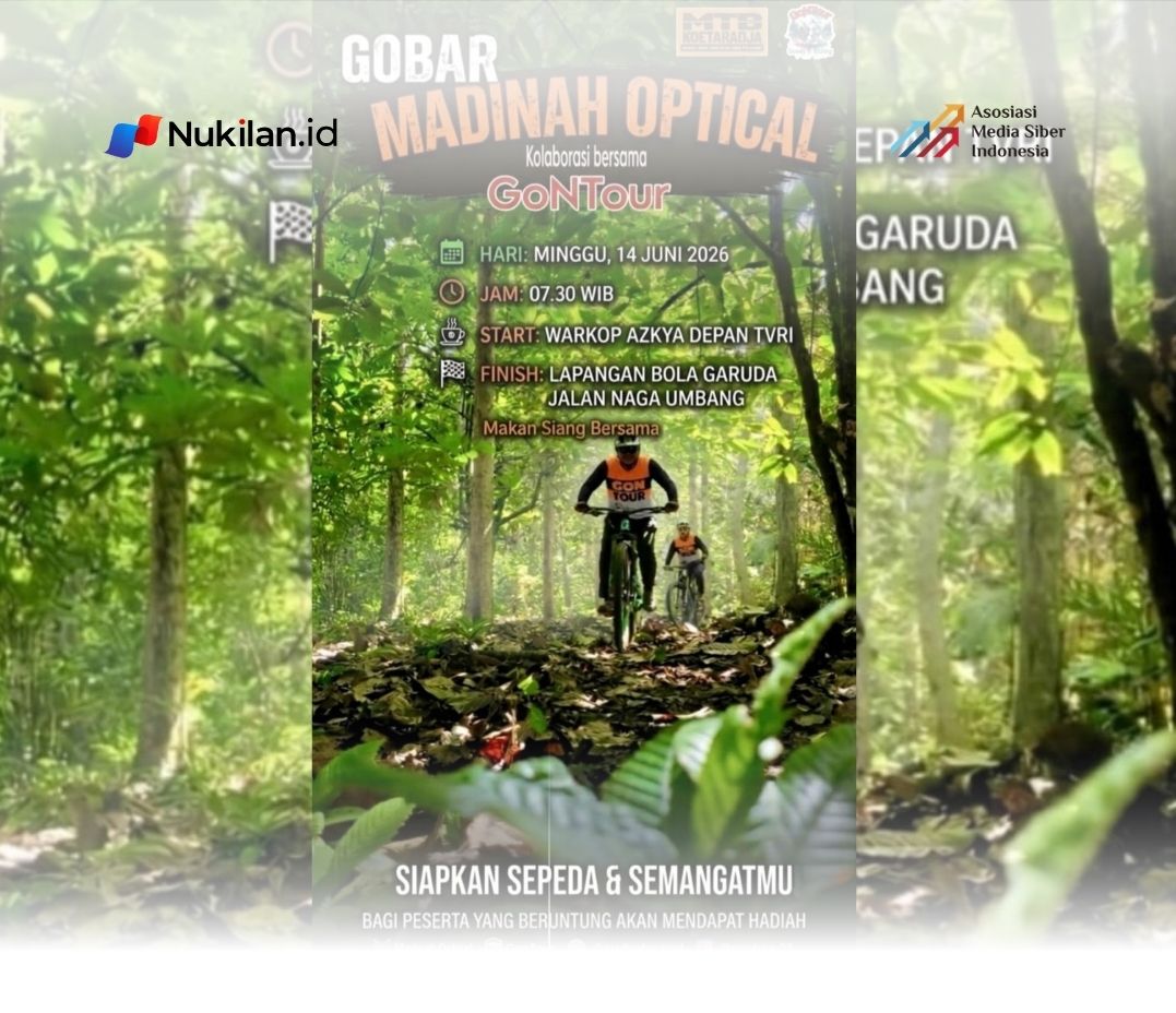 GoNTour dan Madinah Optical Gelar Gowes Bareng, Ratusan Peserta Siap Taklukkan Rute 17 Kilometer. (Foto: For Nukilan)