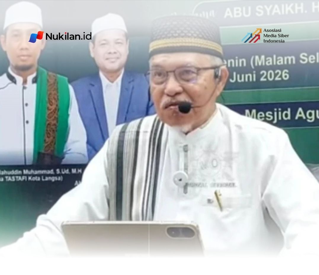 Pengajian Akbar Tastafi-Huda di Masjid Agung Darul Falah Kota Langsa, Selasa (9/6/2026) malam (Foto: Helmi Abu Bakar)