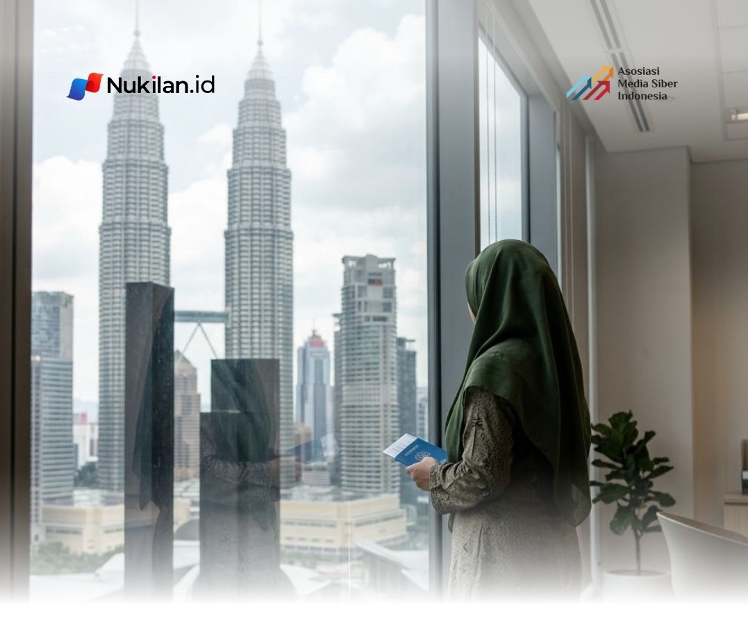 Ilustrasi pekerja migran perempuan. (Foto: Gemini AI)