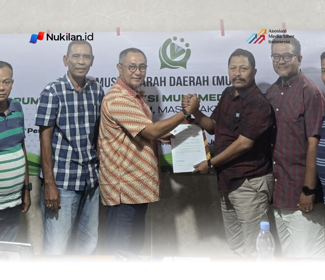 Wartawan senior Muhammad Saleh, S.E., S.H., M.M. terpilih secara aklamasi sebagai Ketua Forum Pemimpin Redaksi Multimedia Indonesia (FPRMI) Aceh periode 2026–2029 dalam Musyawarah Daerah (Musda) II FPRMI Aceh yang digelar di Banda Aceh, Minggu (28/6/2026). (Foto: For Nukilan)