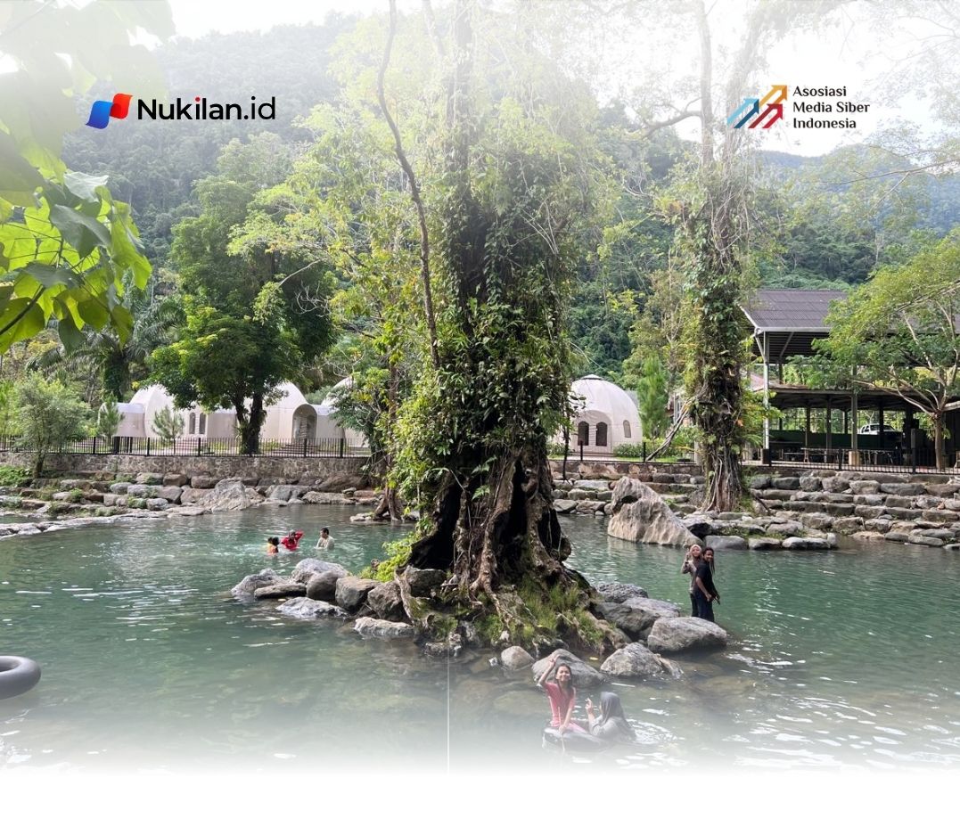 Objek wisata Pemandian Humaira  di Gampong Pudeng, Kecamatan Lhoong, Kabupaten Aceh Besar. (Foto: Nukilan/Rezi)