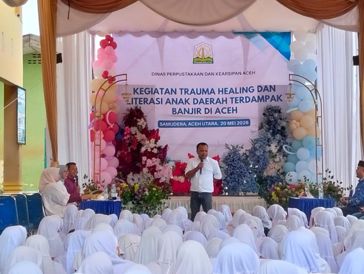 DPKA Gelar Trauma Healing Storytelling untuk Anak-anak Terdampak Bencana di Aceh Utara. (Foto: For Nukilan)