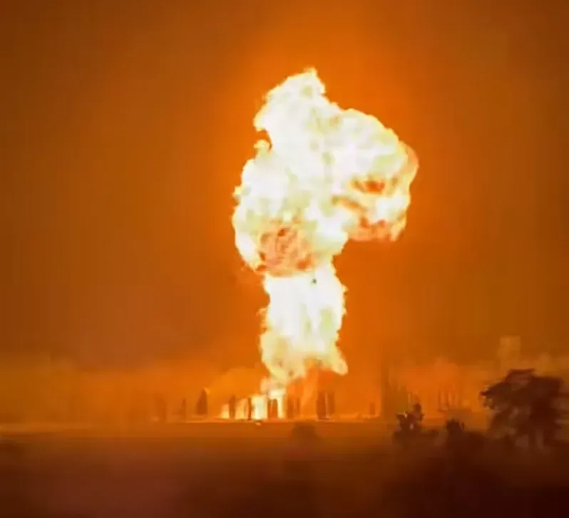 Semburan Gas dan Lumpur di Blang Rubek Padam. (FOTO: PGE)