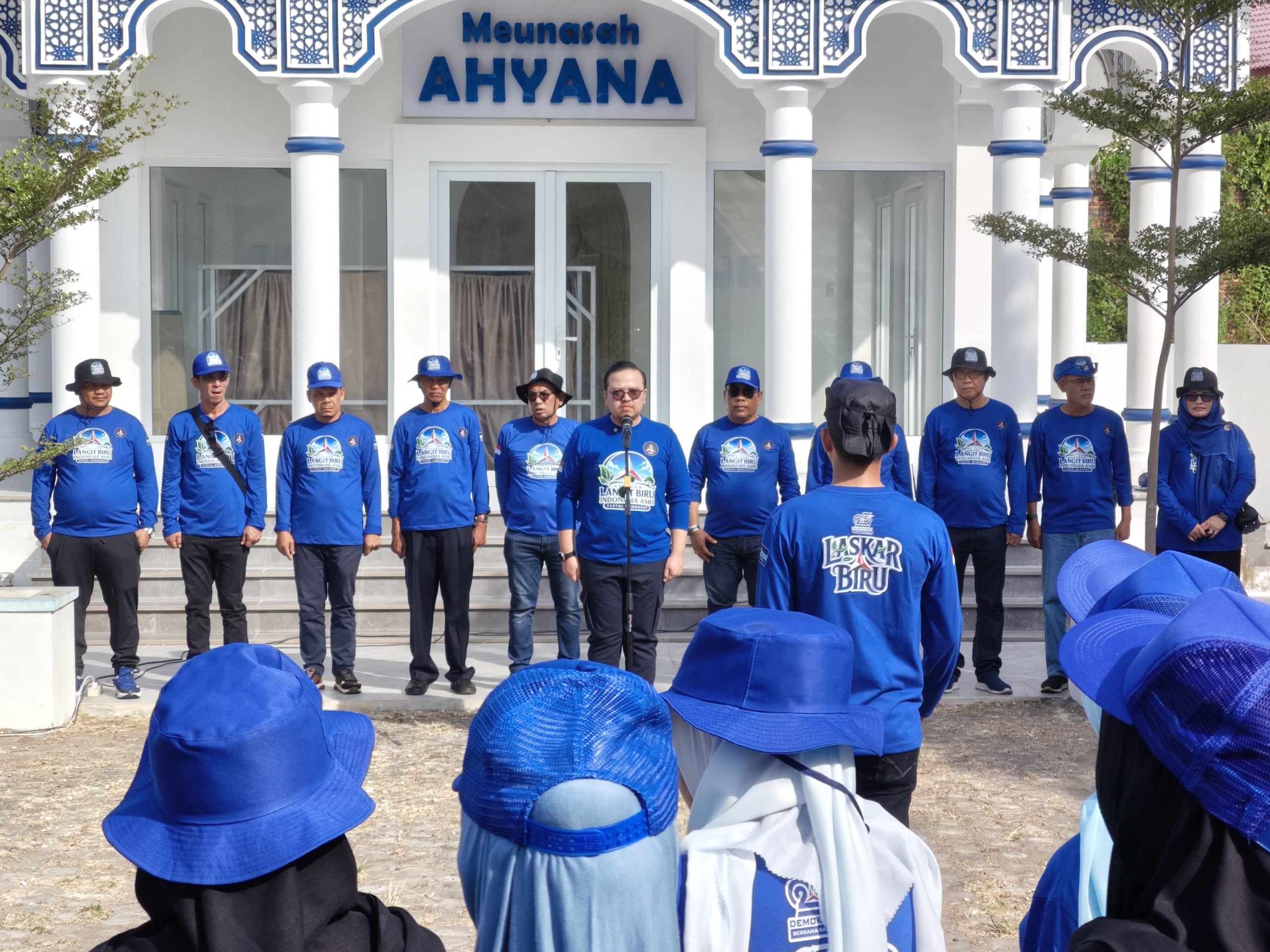 DPD Partai Demokrat Aceh Gelar Apel Pagi Gerakan Nasional Langit Biru Indonesia Asri