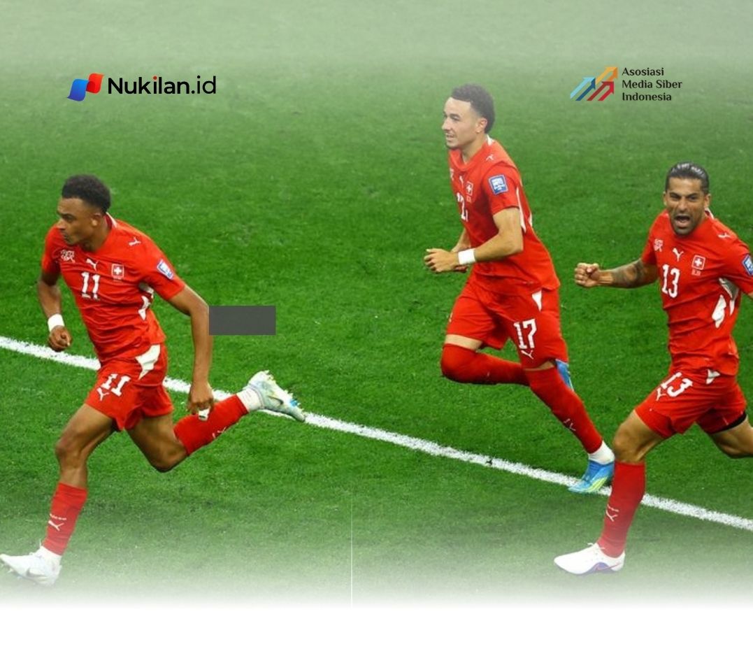 Swiss memastikan tiket ke babak 16 besar Piala Dunia 2026 setelah menundukkan Aljazair dengan skor 2-0 pada pertandingan babak 32 besar di BC Place, Vancouver, Jumat (3/7/2026) pagi WIB. (Foto: FIFA)
