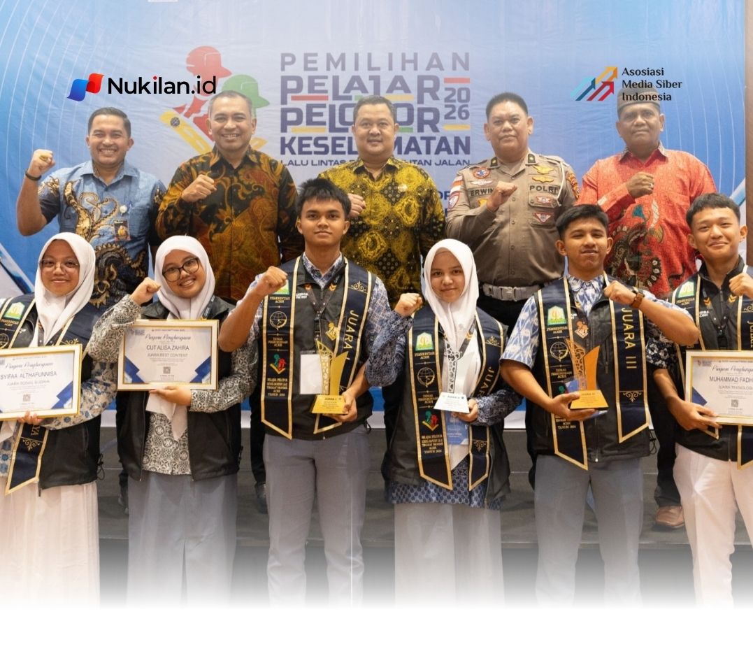 Adif Fata Amrullah, siswa SMA Negeri 1 Kota Sabang, meraih Juara I dalam Pemilihan Pelajar Pelopor Keselamatan Lalu Lintas dan Angkutan Jalan (LLAJ) Tingkat Provinsi Aceh Tahun 2026. (Foto: Dishub Aceh)