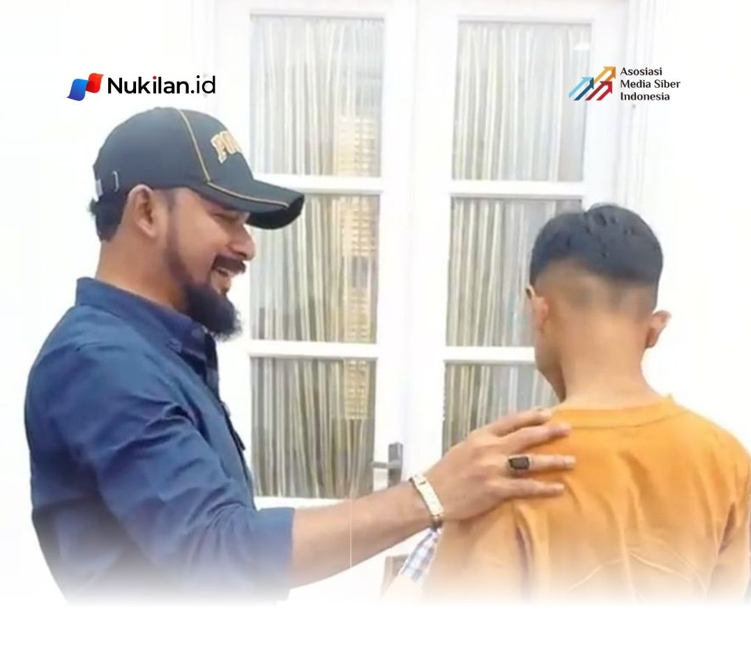 IR, pelajar SMP di Kabupaten Aceh Timur, Provinsi Aceh mengeluarkan curahan hatinya di depan Bupati Aceh Timur Iskandar Usman Al-Farlaky di Pendopo Idi, Kabupaten Aceh Timur, Jumat (10/7/2026) sore.(KOMINFO ACEH TIMUR)
