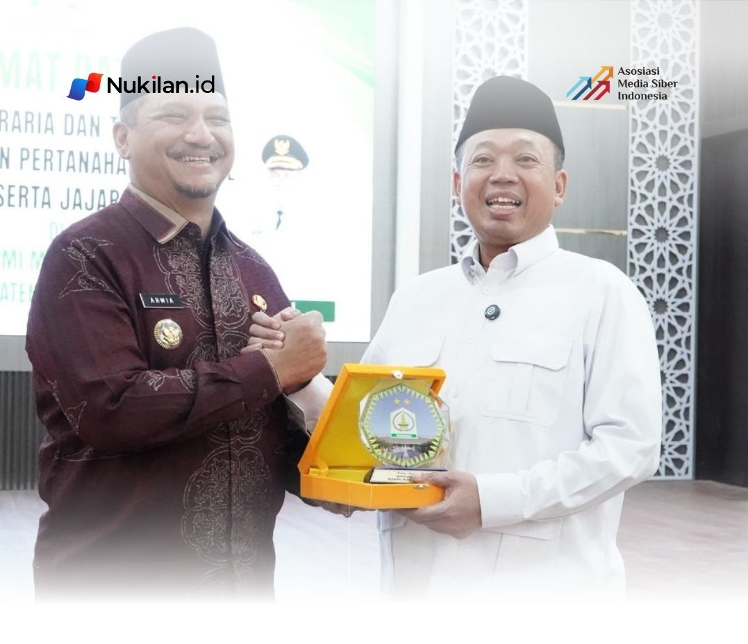 Bupati Aceh Tamiang, Irjen Pol (P) Drs. Armia Pahmi, MH, menyambut langsung kunjungan kerja Menteri Agraria dan Tata Ruang/Kepala Badan Pertanahan Nasional (ATR/BPN) RI di Kabupaten Aceh Tamiang, Kamis (23/7/2026). (Foto: For Nukilan)