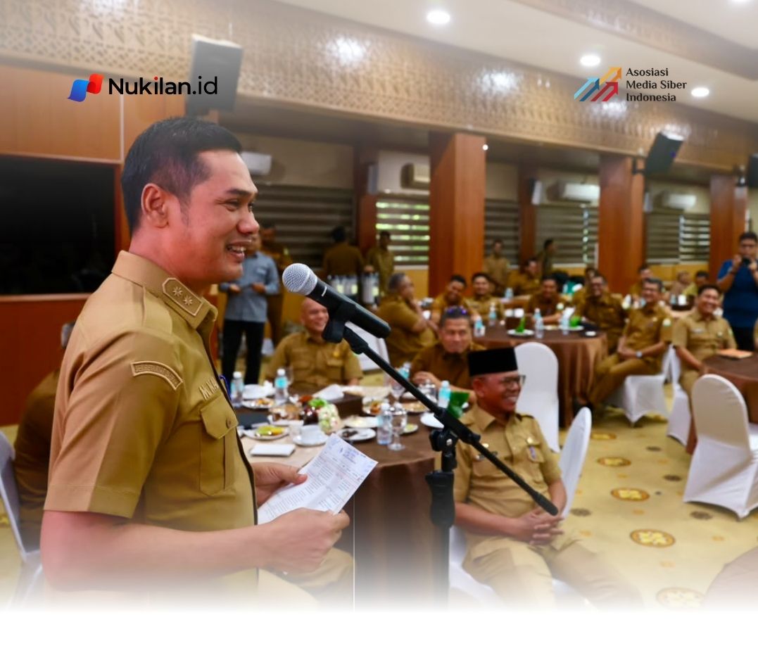 Sekretaris Daerah (Sekda) Aceh, Muhammad Nasir, mengingatkan seluruh pejabat struktural di lingkungan Sekretariat Daerah (Setda) Aceh agar terus memperkuat disiplin, komunikasi, koordinasi, dan kolaborasi dalam menjalankan roda pemerintahan. (Foto: For Nukilan)