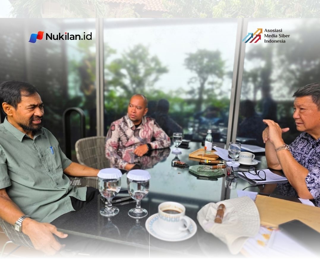Gubernur Aceh, Muzakir Manaf atau Mualem, bertemu dengan Utusan Khusus Presiden Bidang Energi dan Perubahan Iklim, Hashim Djojohadikusumo, di Setiabudi, Jakarta Selatan, pekan lalu. (Foto: For Nukilan)