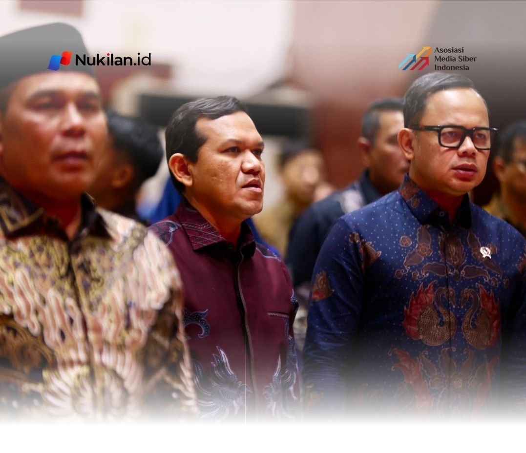 Wakil Gubernur Aceh Fadhlullah menghadiri pengukuhan Dewan Pimpinan Forum Komunikasi Pemerintahan Kabupaten/Kota se-Aceh (Forum KKA) periode 2025–2030 di Anjong Mon Mata, Banda Aceh, Rabu (19/8/2026). (FOTO: HUMAS ACEH0