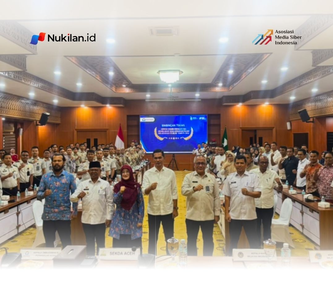 Kegiatan Entry Meeting dan Bimbingan Teknis Opini Ombudsman RI: Penilaian Maladministrasi Pelayanan Publik Tahun 2026 di Gedung Serbaguna Kantor Gubernur Aceh, Rabu (29/7/2026). (Foto: Ombudsman)