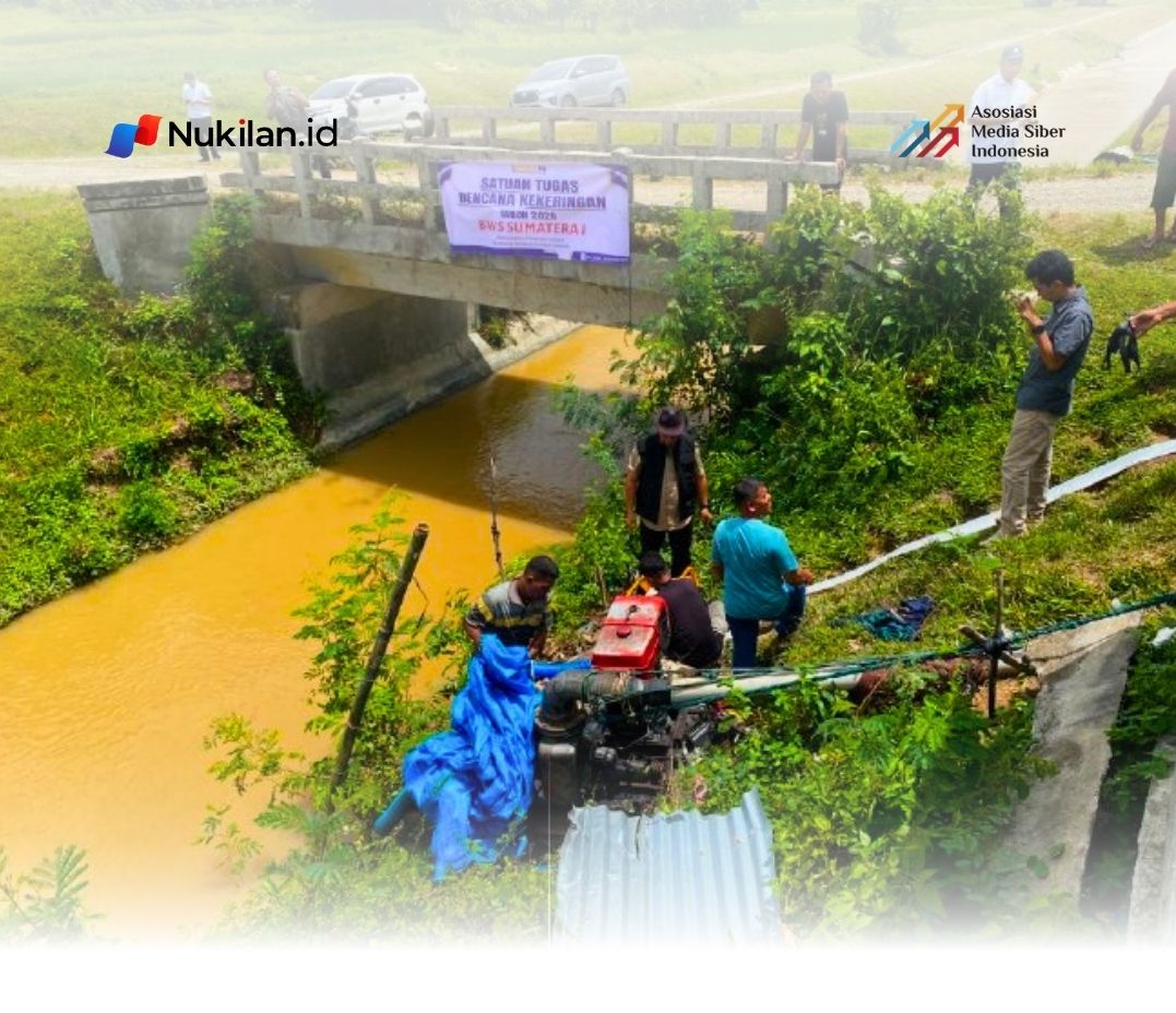 Tim Pemkab Aceh Besar bersama BWS Sumatera I Kementerian Pekerjaan Umum, memfasilitasi pompanisasi di Gampong Mereu Ulee Titi, Kecamatan Indrapuri, Kabupaten Aceh Besar, Selasa (4/8/2026). (FOTO: MC ACEH BESAR)