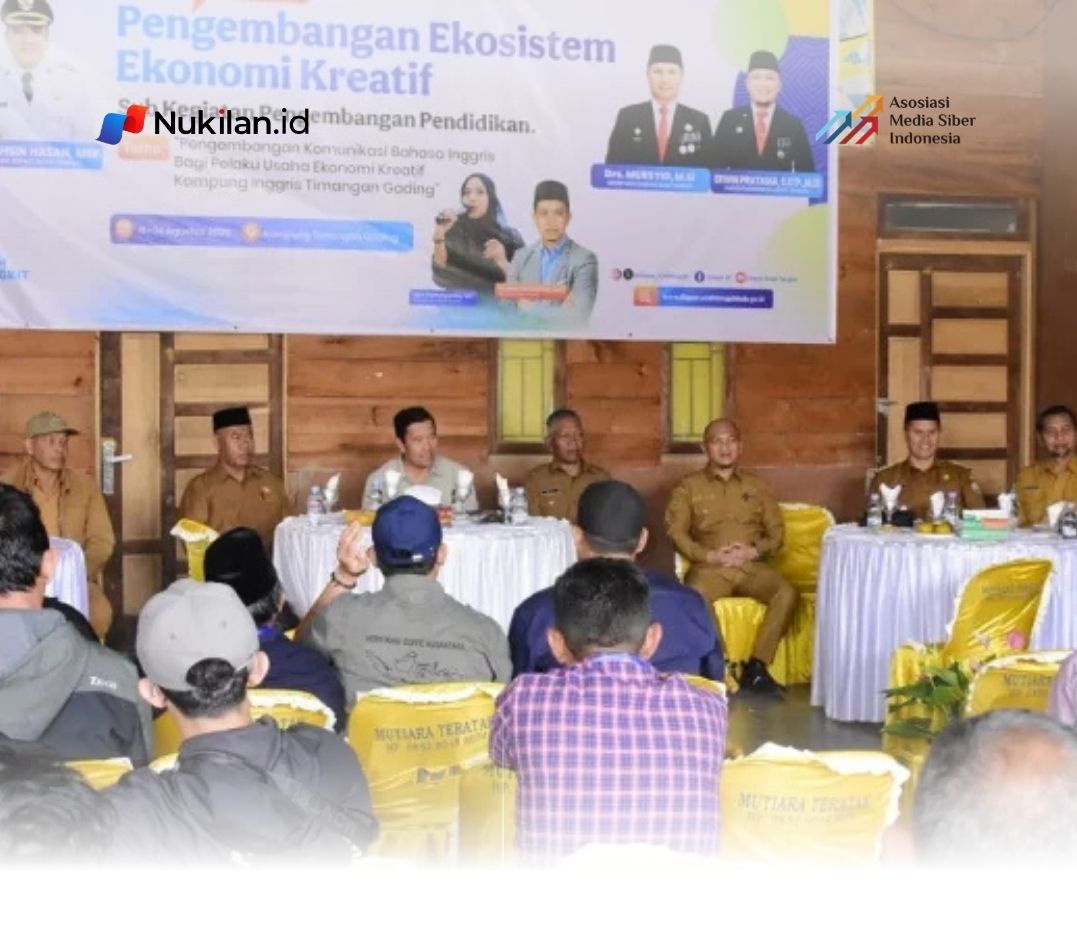 Dinas Pariwisata Aceh Tengah menggelar pelatihan Pengembangan Ekosistem Ekonomi Kreatif di Kampung Inggris Timangan Gading, Kecamatan Kebayakan, Aceh Tengah, Selasa (11/8/2026). (Foto: For Nukilan)