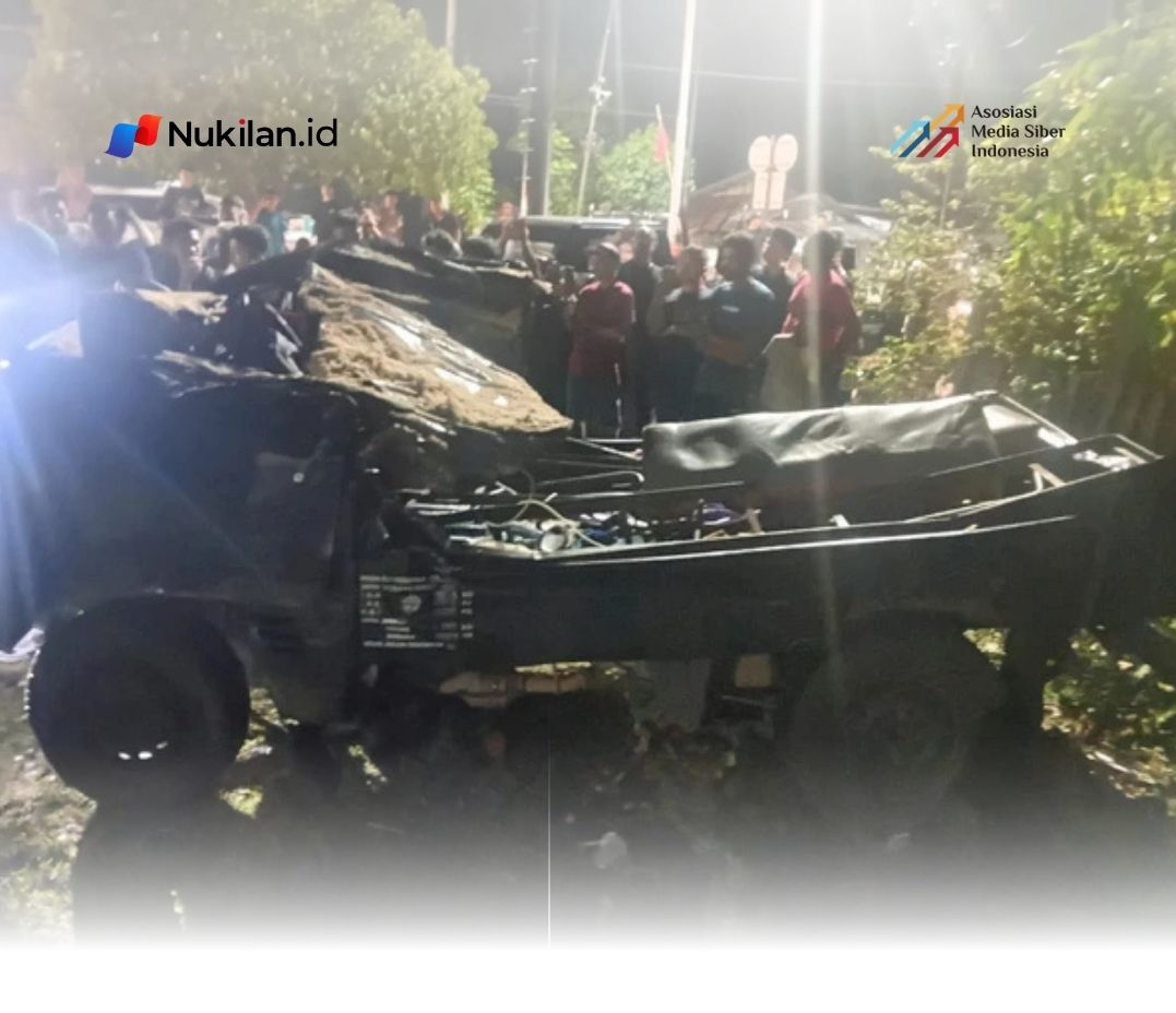 Kecelakaan terjadi di ruas Jalan Banda Aceh-Medan, Gampong Tanjong Kreung, Kecamatan Kota Sigli, Kabupaten Pidie. (Foto: Dok. Istimewa)