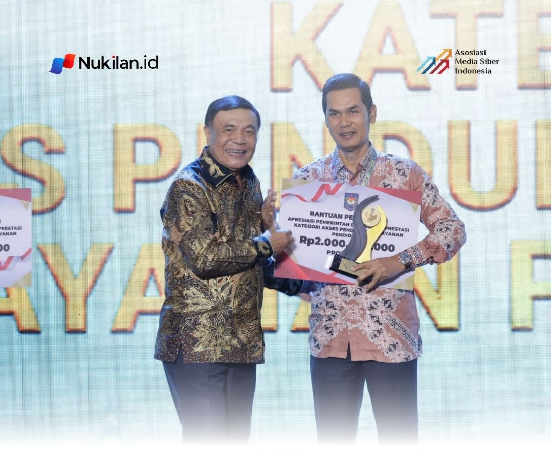 Pemerintah Aceh mendapat apresiasi dalam ajang Apresiasi Pemerintah Daerah Berprestasi 2026 Batch II Regional Sumatera pada kategori Akses Penduduk ke Layanan Pendidikan. (Foto: Humas Aceh)
