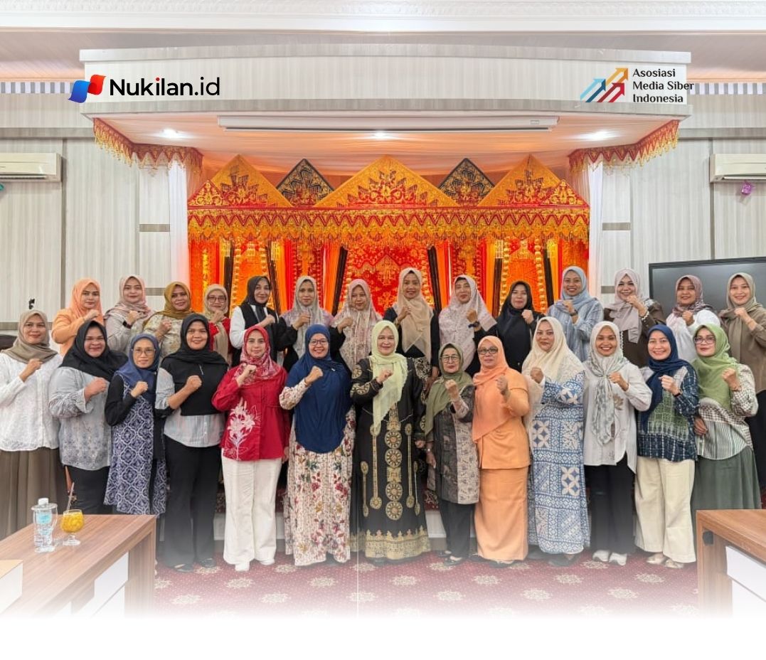 Persatuan Wanita Olahraga Seluruh Indonesia (Perwosi) Aceh menggelar rapat perdana sekaligus silaturahmi antarpengurus di Aula Rumah Dinas Wakil Gubernur Aceh, Jumat (28/8/2026). (Foto: For Nukilan)