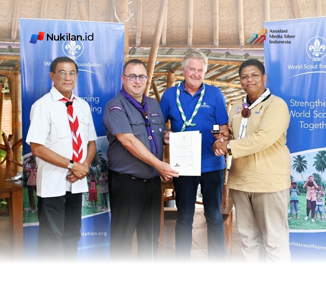 Pembina Pramuka MAN 2 Banda Aceh, Khaidir Marzuki, resmi menjadi salah satu Young Baden-Powell Fellow, bagian dari jaringan global pendukung Gerakan Kepanduan di bawah naungan World Scout Foundation. (Foto: For Nukilan)
