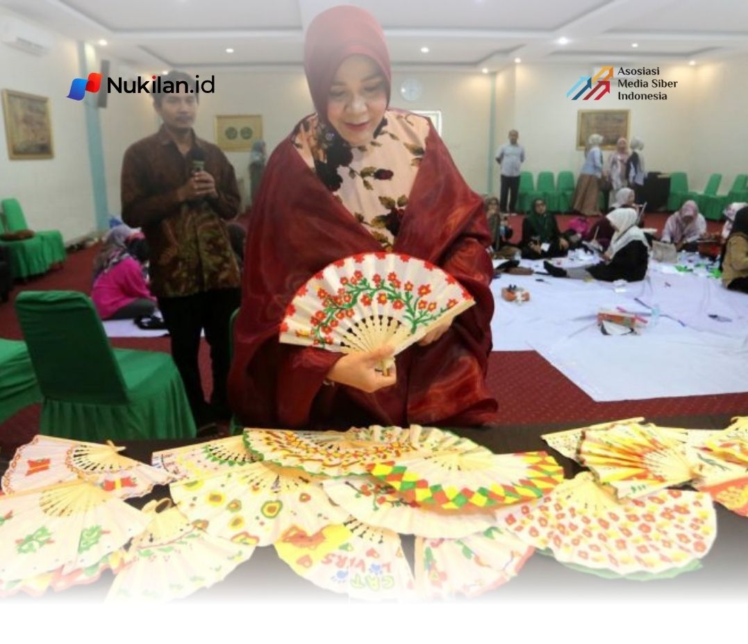 Dekranasda Banda Aceh Kembangkan Kerajinan Kipas Bambu Bermotif Khas Aceh. (Foto: For Nukilan)