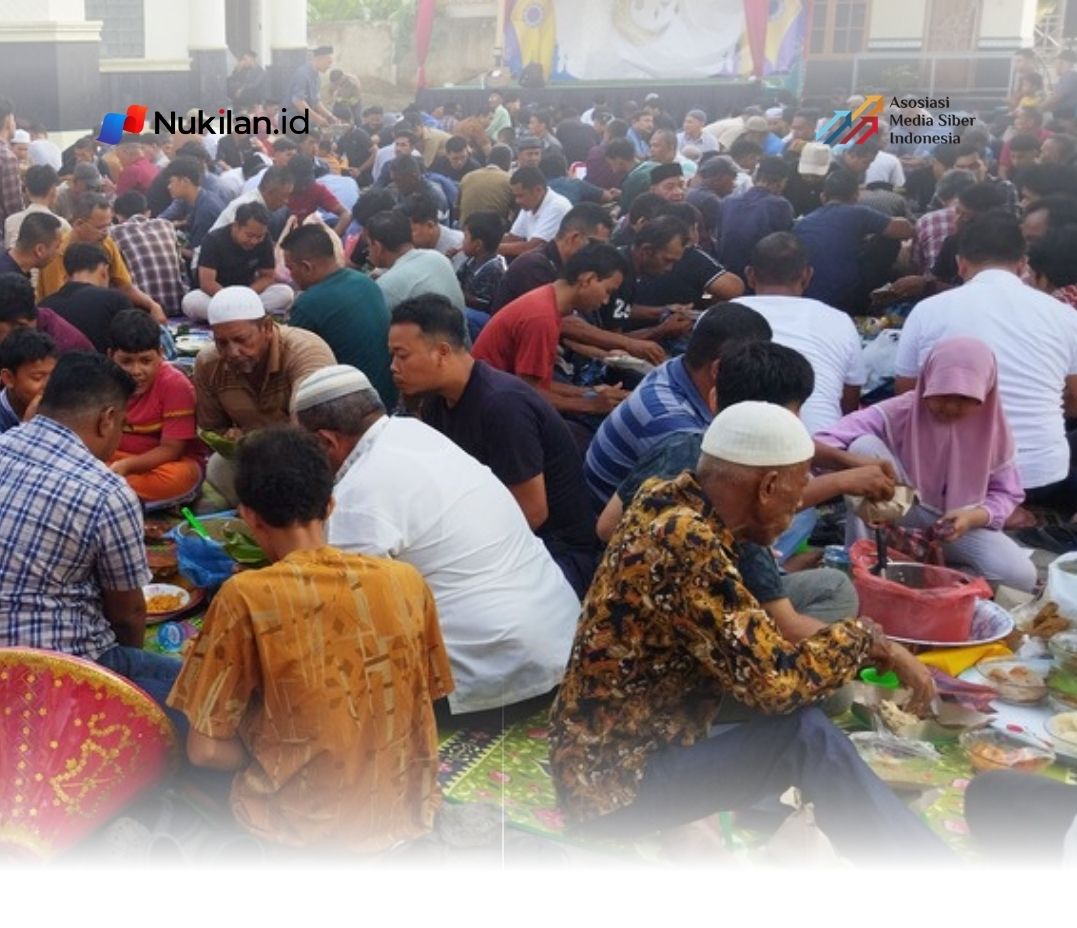 Perayaan maulid Nabi Muhammad di Masjid Babul Maghfirah, Gampong Tanjung Selamat, Kecamatan Darussalam, Aceh Besar, Selasa (25/8/2026). (Foto: Nukilan/Sammy)