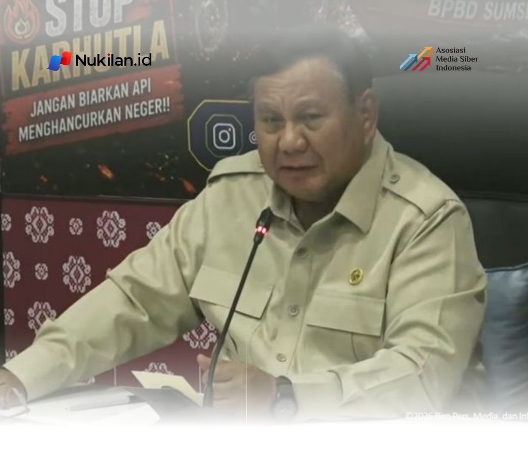 Presiden Prabowo Tiba di Palembang Turun Langsung Tangani Karhutla, Senin (24/8/2026). (Foto: Tangkapan layar youtube Setpres RI)