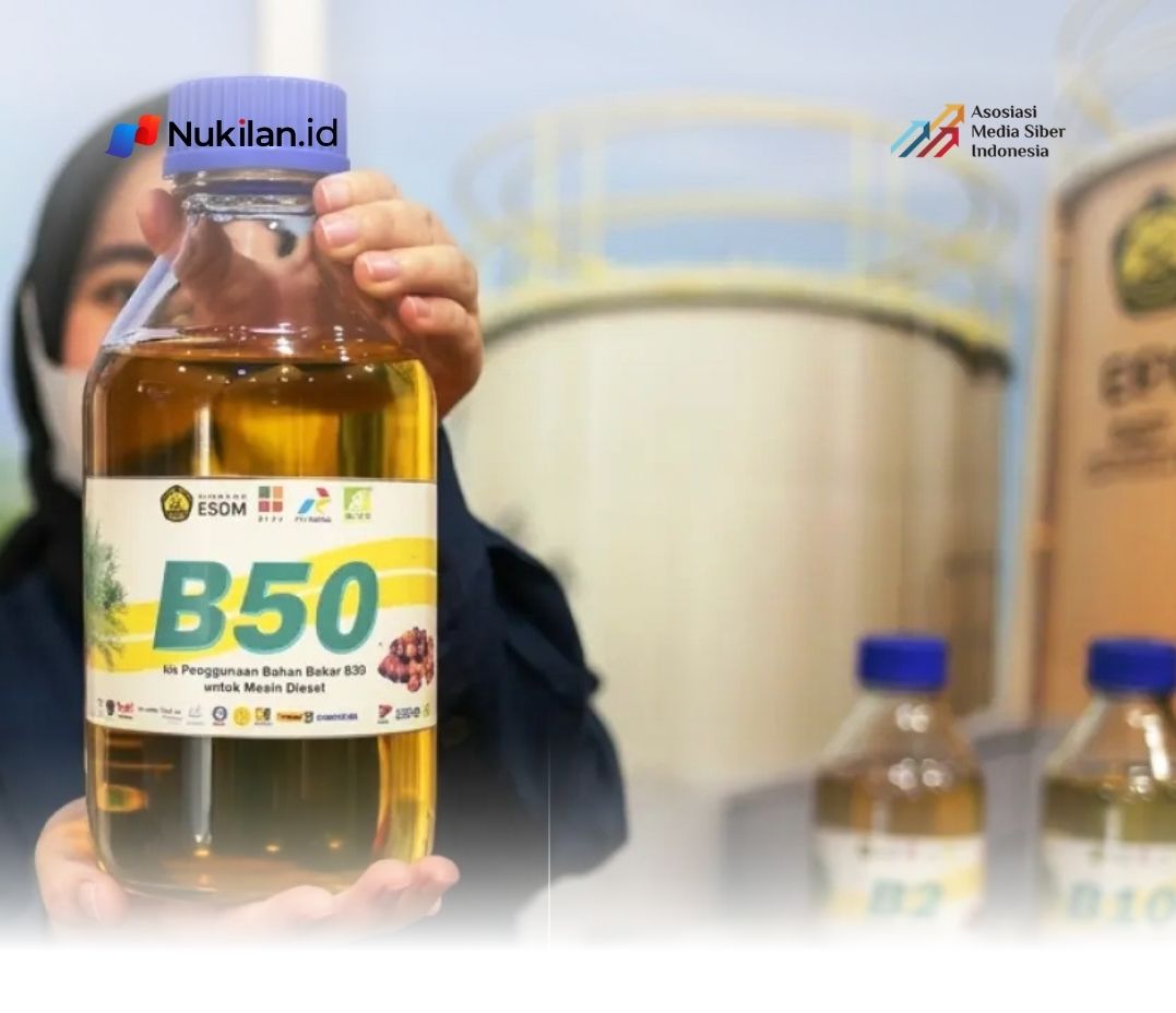 Ilustrasi biodiesel B50. (Foto: AFUID)