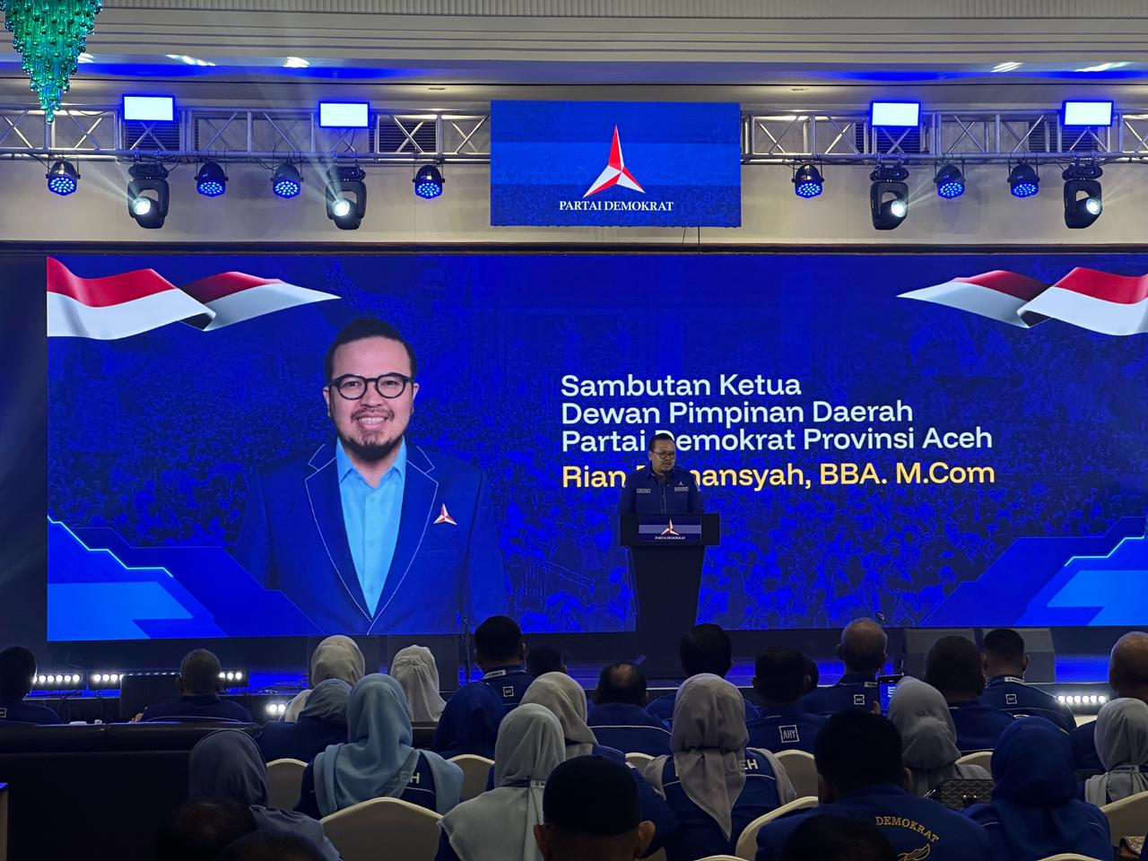 Pelaksana Tugas (Plt) Ketua DPD Partai Demokrat Aceh, Rian Firmansyah Syafruddin akrab disapa Rian Syaf. (Foto: Nukilan/Rezi)