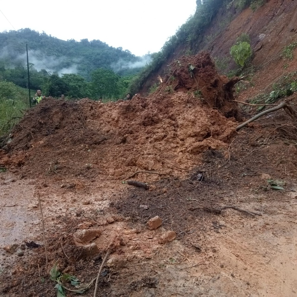 Ilustrasi - Longsor yang terjadi di Jalan Takengon-Celala, Kampung Kuyun Uken, Kecamatan Celala, Kabupaten Aceh Tengah. (Foto: BPBD Aceh Tengah)