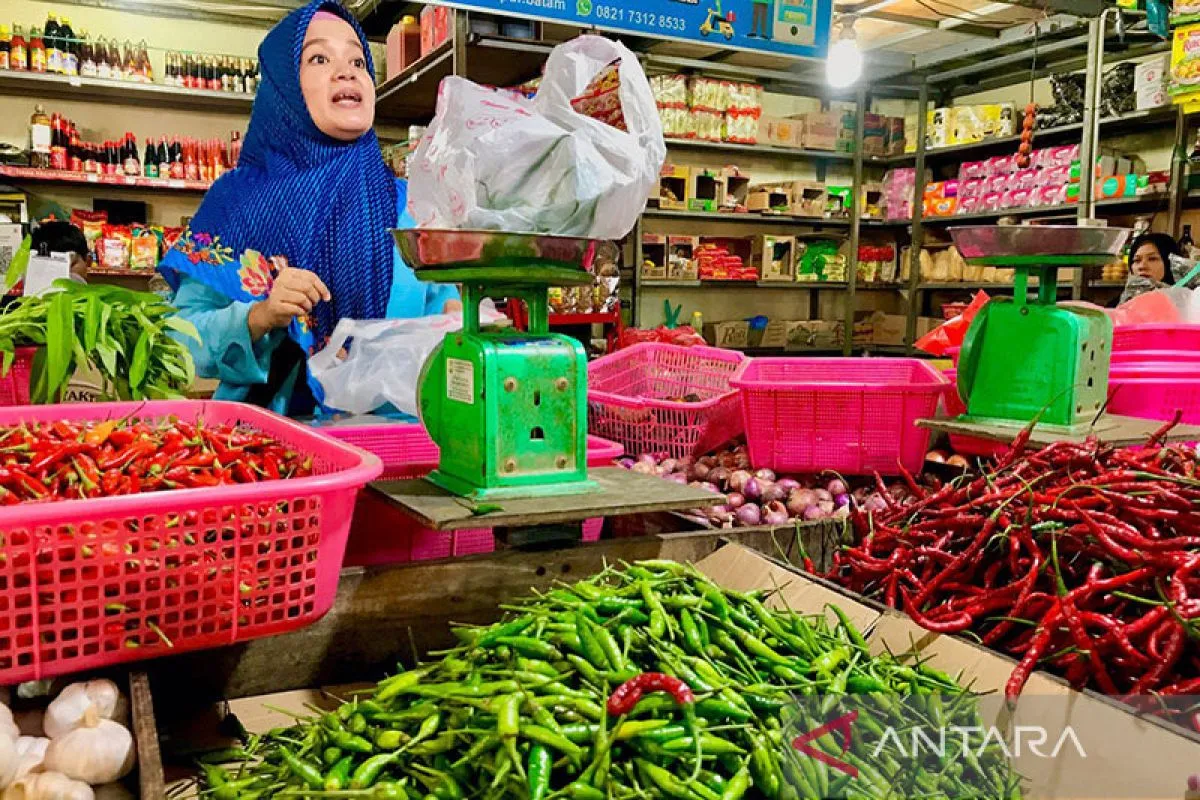 Ilustrasi pedagang sembako. (Foto: Antara)