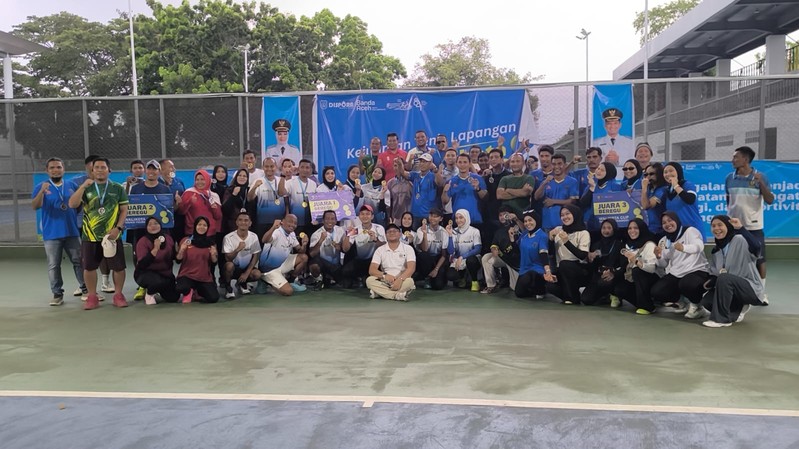 Bank Aceh Juara Turnamen Tenis Wali Kota Cup Banda Aceh 2026