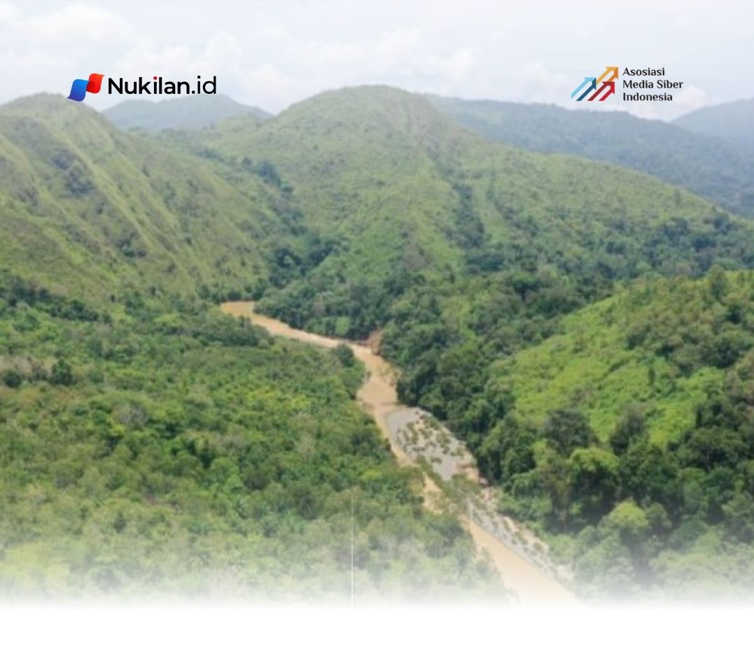 Sungai Jalin tampak dari udara. (Foto: Dok FJL Aceh)